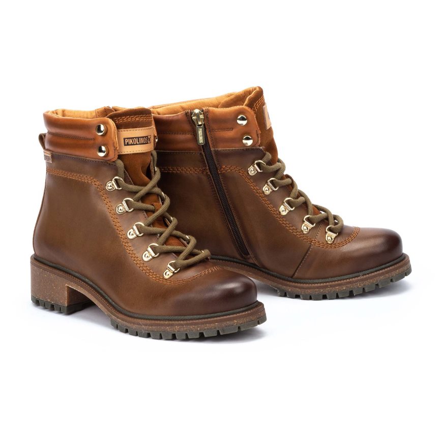 Women's Pikolinos ASPE Ankle Boots Brown | NZ NQA0923